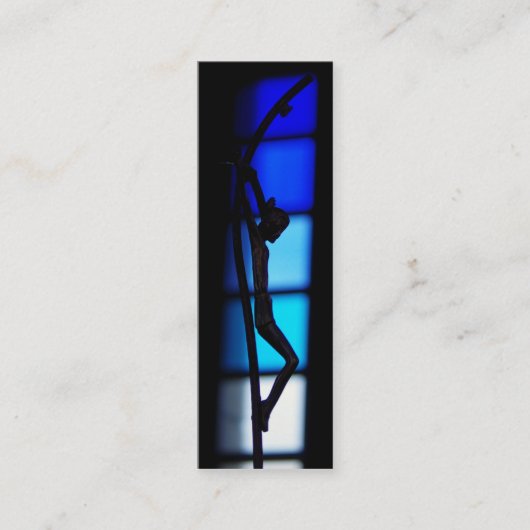 Crucifixブックマークの名刺 スキニー名刺 (正面)