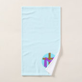 Crucifix彼は上昇したバスタオルのセット バスタオルセット (ハンドタオル)