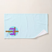 Crucifix彼は上昇したバスタオルのセット バスタオルセット (ハンドタオル)