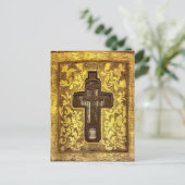 Crucifix with Relics of Saints Orthodox Icon ポストカード (スタンド正面)