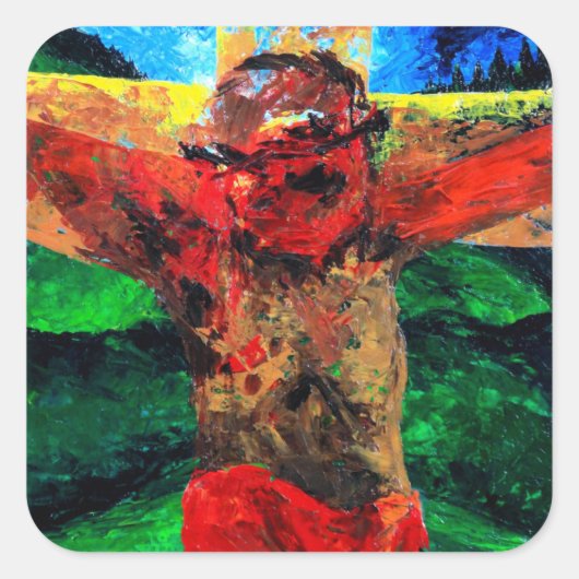 Crucifixion- 2009年に完成 スクエアシール (正面)