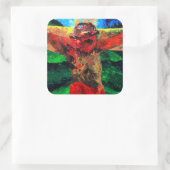 Crucifixion- 2009年に完成 スクエアシール (バッグ)