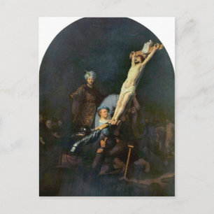 Crucifixion 2 by Rembrandt Harmenszoon van Rijn ポストカード
