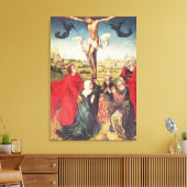 Crucifixion, c.1510 (パネル上の油) キャンバスプリント (インサイチュ (リビング))