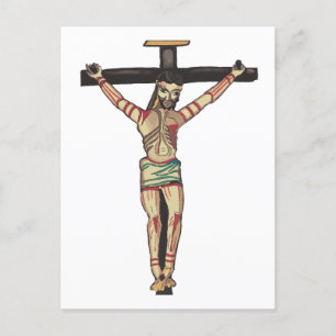  Crucifixion Jesus Christ Cross Watercolor art  ポストカード