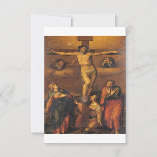 Crucifixion - Michelangelo 1540 セーブザデート (正面)