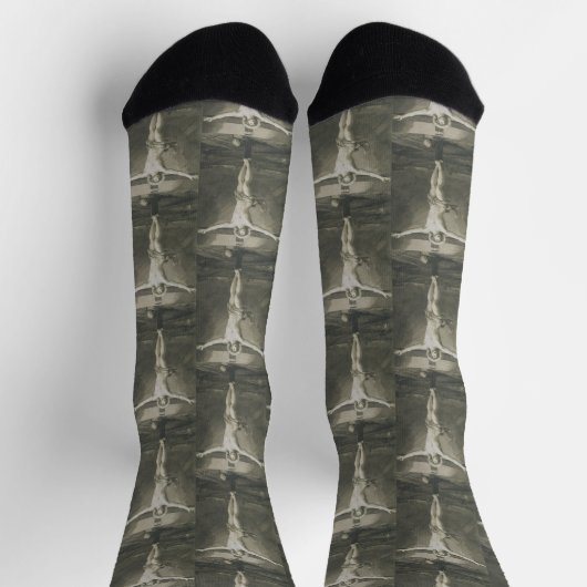 Crucifixion of Jesus Christ ソックス (上部)