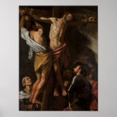 Crucifixion of Saint Andrew by Caravaggio – ポスター (正面)