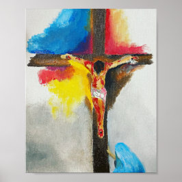 Crucifixion Print ポスター