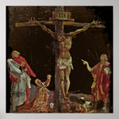 Crucifixion Saints at Jesus Feet ポスター (正面)