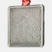 cruciform装飾、第1214tが付いているビザンチンの平板 メタルオーナメント (左)