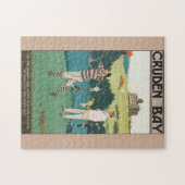 Cruden湾のヴィンテージ旅行ポスター ジグソーパズル (横)