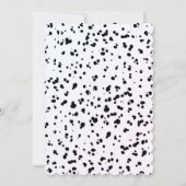 Cruella-Inspired Dalmatian Party – Birthday  招待状 (裏面)