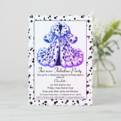 Cruella-Inspired Dalmatian Party – Birthday  招待状 (スタンド正面)