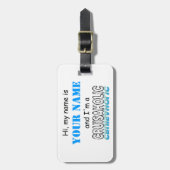 Cruisaholicの(パーソナライズな)荷物のラベル ラゲッジタグ (正面縦)