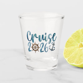 Cruise 2026 Shot Glass Nautical Party Favor ショットグラス