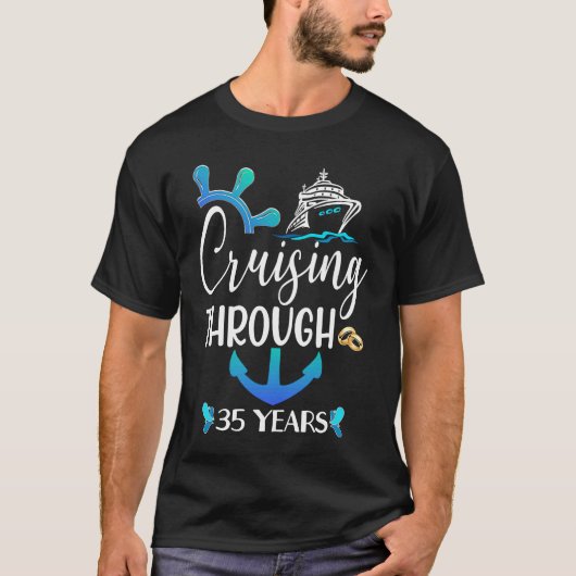 Cruise Anniversary 10th 25th 30 Years Matching Cou Tシャツ (正面)