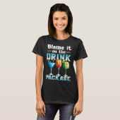 Cruise Blame It On The Drink Package 1 Tシャツ (正面フル)