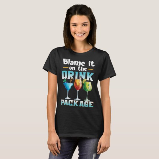 Cruise  Blame It On The Drink Package  1 Tシャツ (正面フル)