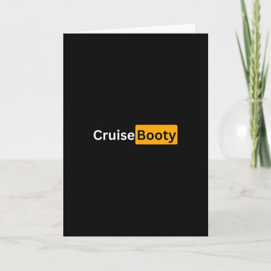 Cruise Booty - Y Cruising Bon Voyage Gifts  カード (正面)