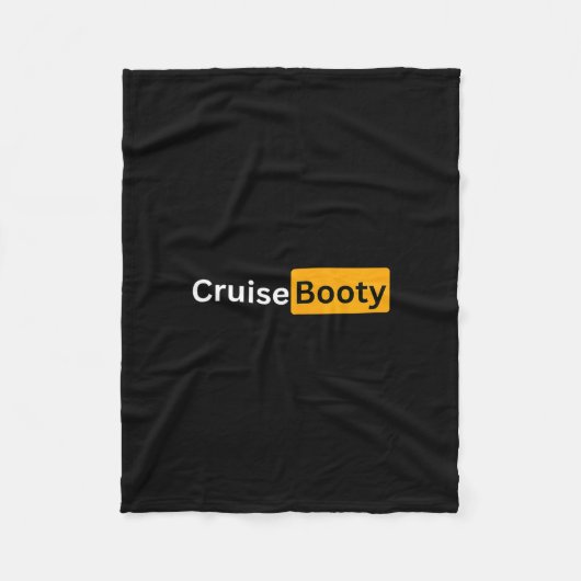 Cruise Booty - Y Cruising Bon Voyage Gifts  フリースブランケット (正面)