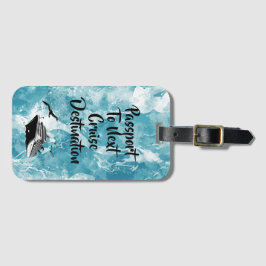 Cruise Destination Passport Holder ラゲッジタグ