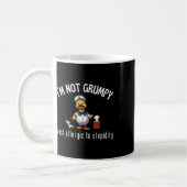 Cruise Ducks I’m Not Grumpy Just Allergic To Stupi コーヒーマグカップ (左)