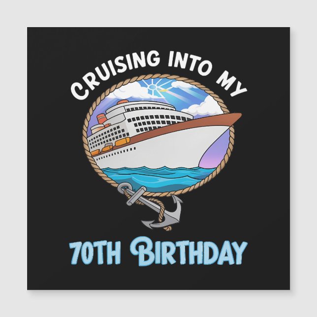 Cruise Lover Cruising Into My 70th Birthday (正面)