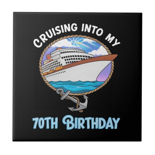 Cruise Lover Cruising Into My 70th Birthday タイル (正面)