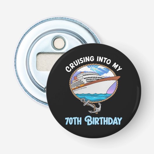Cruise Lover Cruising Into My 70th Birthday 栓抜き (正面)
