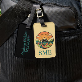 Cruise Luggage Tag - Ocean Sunset Design ラゲッジタグ