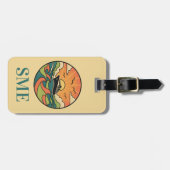 Cruise Luggage Tag - Ocean Sunset Design ラゲッジタグ (正面横)