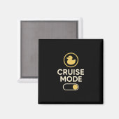 Cruise Mode Duck Toggle Retro Vacation Vibes マグネット (正面/裏面)