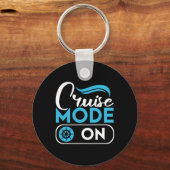 Cruise Mode On Ferry Ship Cruising Cruise Trip キーホルダー (正面)