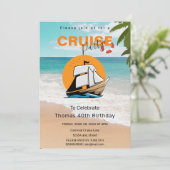 Cruise Party 40 Birthday Party 招待状 (スタンド正面)