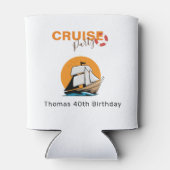 Cruise Party 40 Birthday Party 缶クーラー (裏面)
