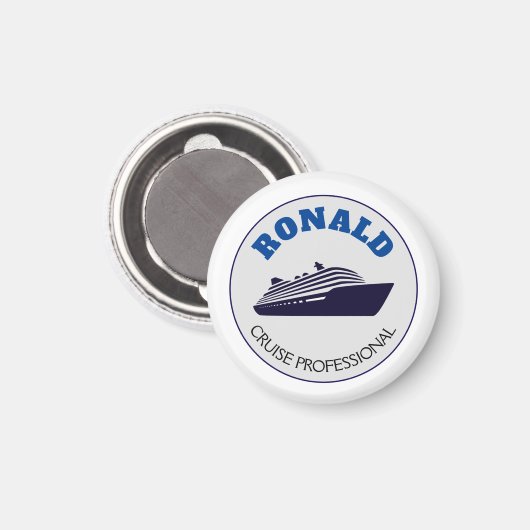 Cruise Professional Magnet Name Gift  マグネット (正面/裏面)