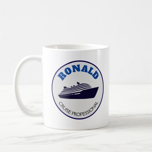 Cruise Professional Mens Coffee Mug Name Gift Cup コーヒーマグカップ (左)