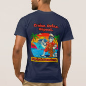 Cruise Relax Repeat Back Only Tシャツ (裏面)