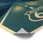 Cruise Route 66 Midnight Litho ポスター (角)