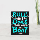 Cruise Rule #1 Don't Fall Off The Boat  カード (正面)