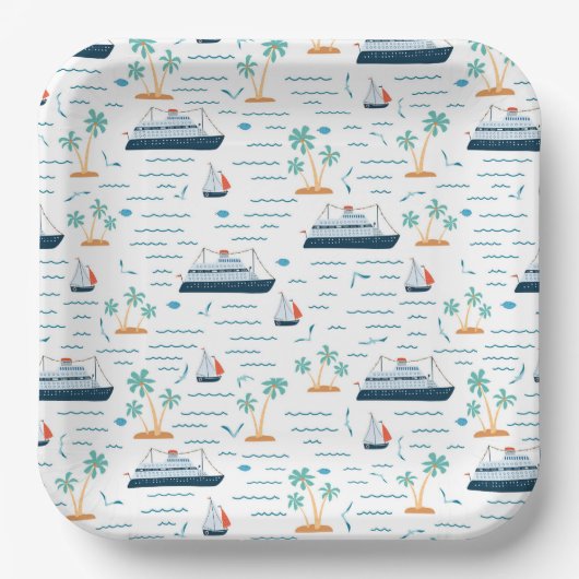 Cruise Ship ペーパープレート (正面)