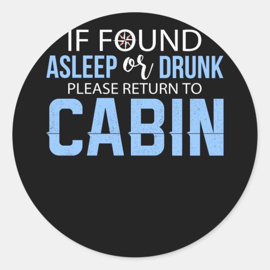 Cruise Ship Accessory If Found Cruise ラウンドシール (正面)