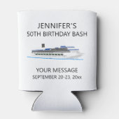 Cruise Ship Birthday Party Trip Favor 缶クーラー (裏面)