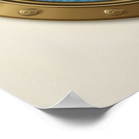 Cruise Ship Cabin Decor ポスター (角)