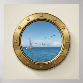 Cruise Ship Cabin Decor ポスター