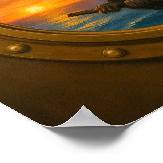 Cruise Ship Cabin Poster  ポスター (角)