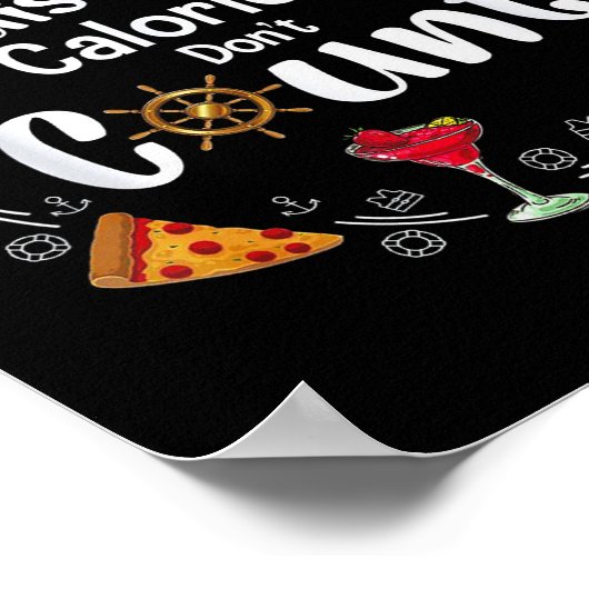 Cruise Ship Calories Don't Count  ポスター (角)
