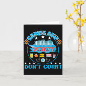 Cruise Ship Calories Don't Count Cruising Foodie  カード (黄色い花)