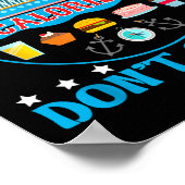 Cruise Ship Calories Don't Count Cruising Foodie  ポスター (角)